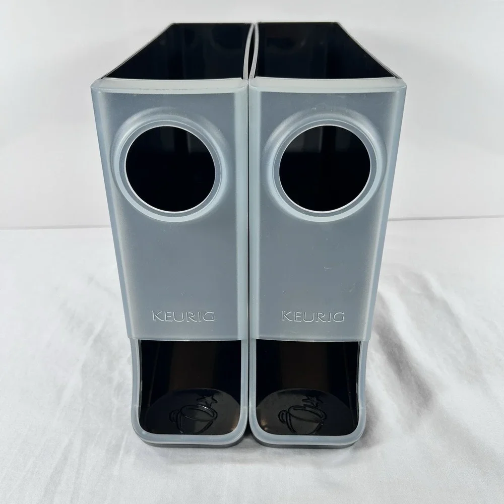 Keurig K Cup Pod Holder Slim Caddy Vertical Coffee Storage Dispenser - Lot of 2